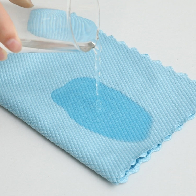 5 PCS Non-Marking And Easy-To-Dry Fish Scale Rags Kitchen Cleaning Towels, Random Color Delivery, Specification: 25x25cm(Bulk, No Packaging)