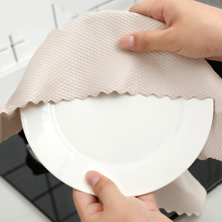 5 PCS Non-Marking And Easy-To-Dry Fish Scale Rags Kitchen Cleaning Towels, Random Color Delivery, Specification: 25x25cm(Bulk, No Packaging)