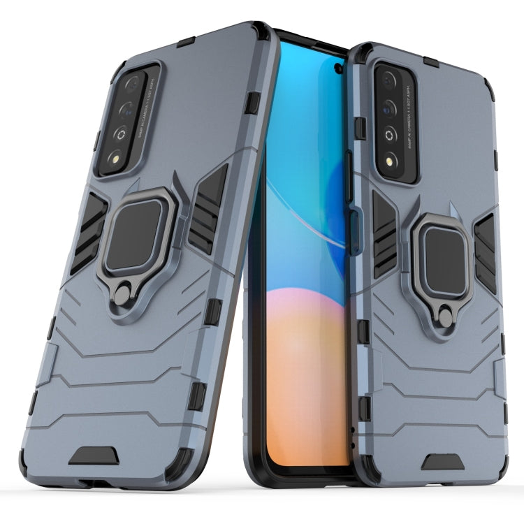 For Honor Play 5T Pro PC + TPU Shockproof Protective Case with Magnetic Ring Holder