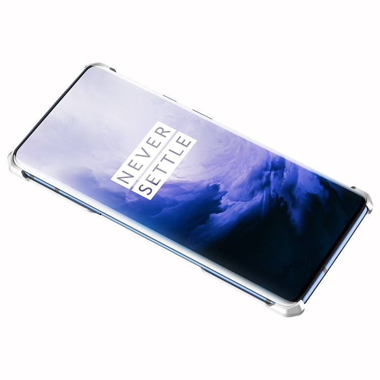For OnePlus 7 Pro Hero Series Anti-fall Wear-resistant Metal Protective Case with Bracket