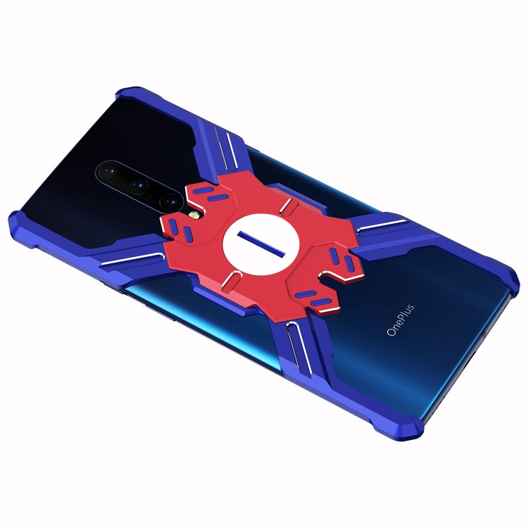 For OnePlus 7 Pro Hero Series Anti-fall Wear-resistant Metal Protective Case with Bracket