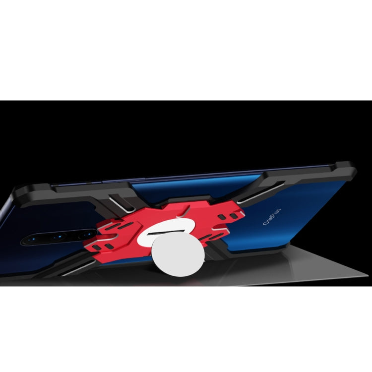For OnePlus 7 Pro Hero Series Anti-fall Wear-resistant Metal Protective Case with Bracket