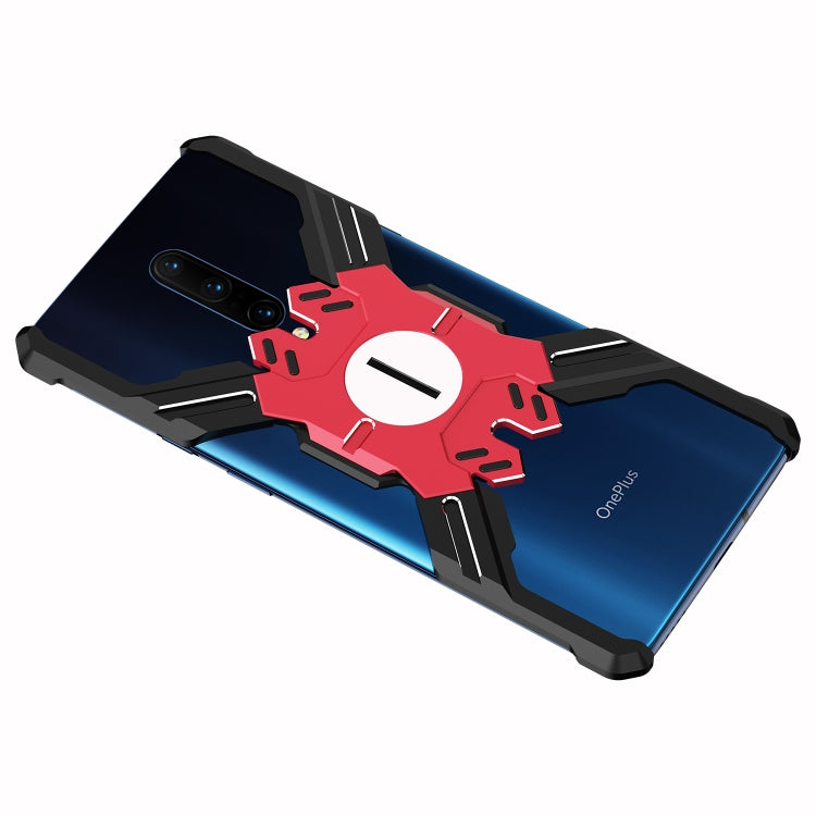 For OnePlus 7 Pro Hero Series Anti-fall Wear-resistant Metal Protective Case with Bracket