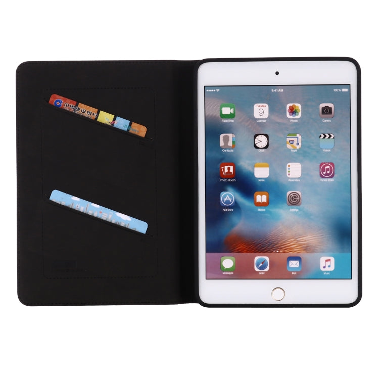 For iPad Mini 2019 & 4 GEBEI PU+TPU Horizontal Flip Protective Case with Holder & Card Slots