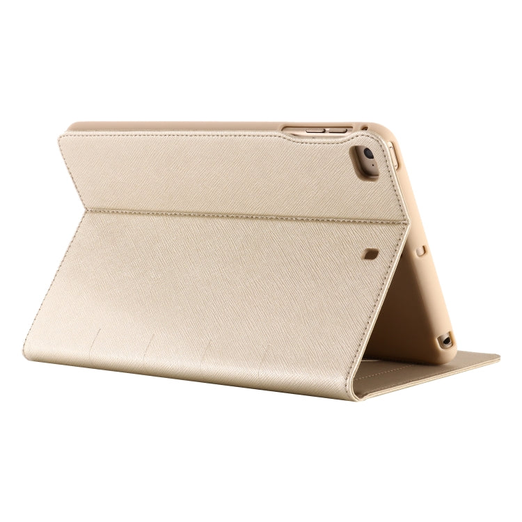 For iPad Mini 2019 & 4 GEBEI PU+TPU Horizontal Flip Protective Case with Holder & Card Slots
