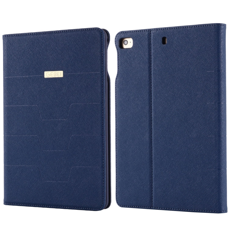 For iPad Mini 2019 & 4 GEBEI PU+TPU Horizontal Flip Protective Case with Holder & Card Slots