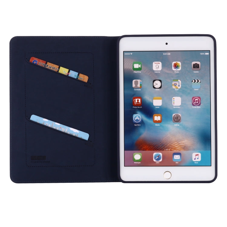 For iPad Mini 2019 & 4 GEBEI PU+TPU Horizontal Flip Protective Case with Holder & Card Slots