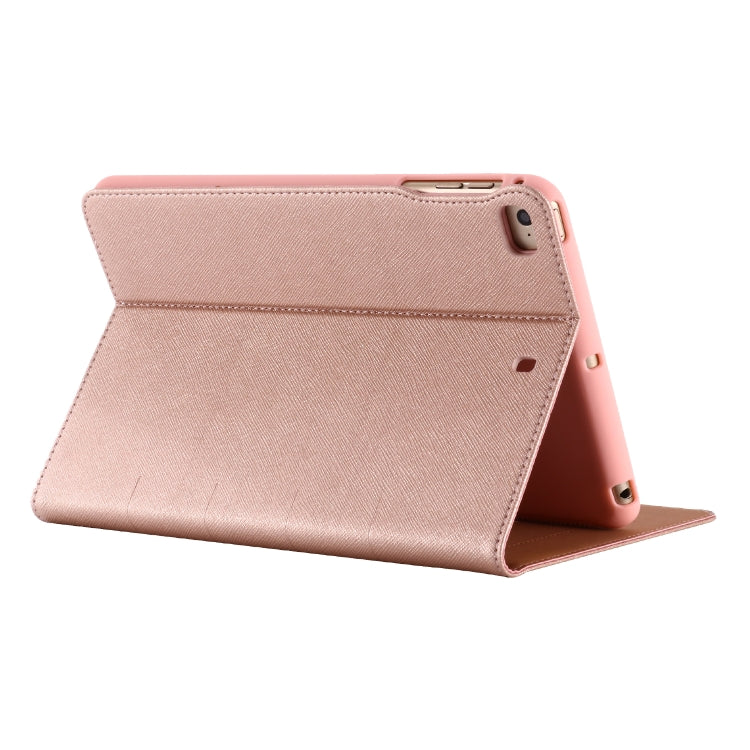 For iPad Mini 2019 & 4 GEBEI PU+TPU Horizontal Flip Protective Case with Holder & Card Slots