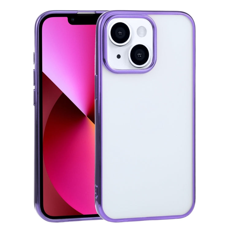 For iPhone 13 Ultra-thin Electroplating TPU Protective Case