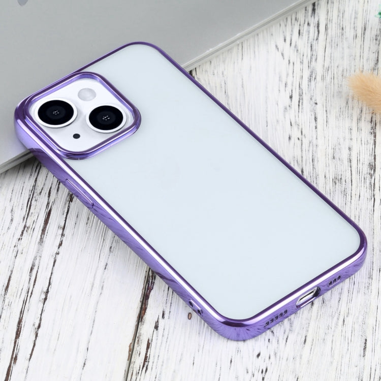 For iPhone 13 Ultra-thin Electroplating TPU Protective Case