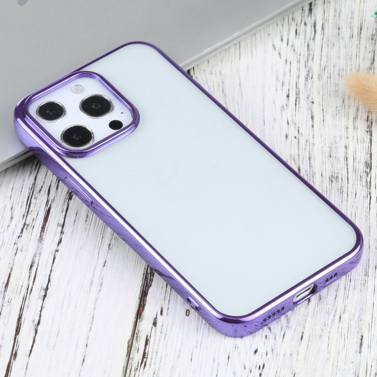 For iPhone 13 Pro Ultra-thin Electroplating TPU Protective Case