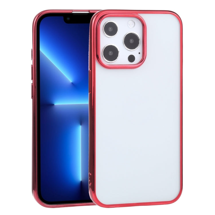 For iPhone 13 Pro Ultra-thin Electroplating TPU Protective Case