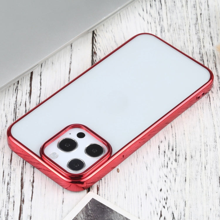 For iPhone 13 Pro Ultra-thin Electroplating TPU Protective Case