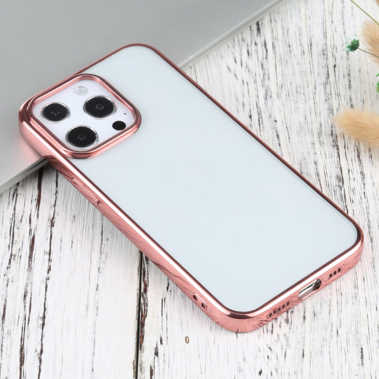 For iPhone 13 Pro Ultra-thin Electroplating TPU Protective Case