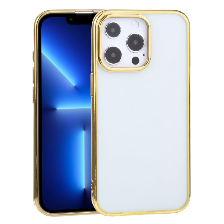 For iPhone 13 Pro Ultra-thin Electroplating TPU Protective Case
