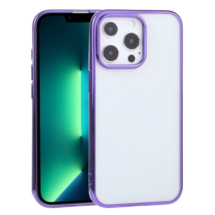 For iPhone 13 Pro Max Ultra-thin Electroplating TPU Protective Case
