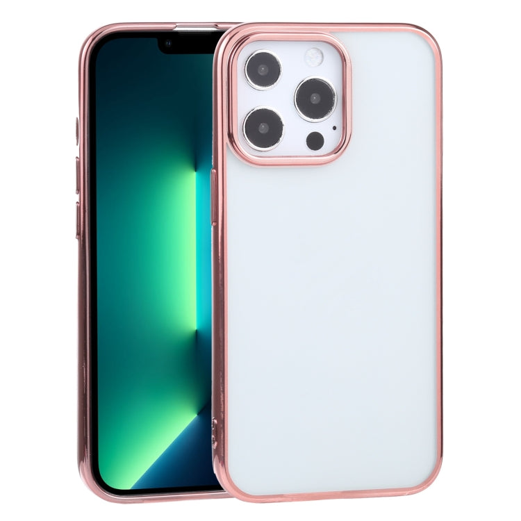 For iPhone 13 Pro Max Ultra-thin Electroplating TPU Protective Case