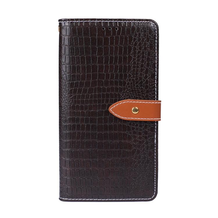 For iPhone 13 Pro Max idewei Crocodile Texture Horizontal Flip Leather Case with Holder & Card Slots & Wallet