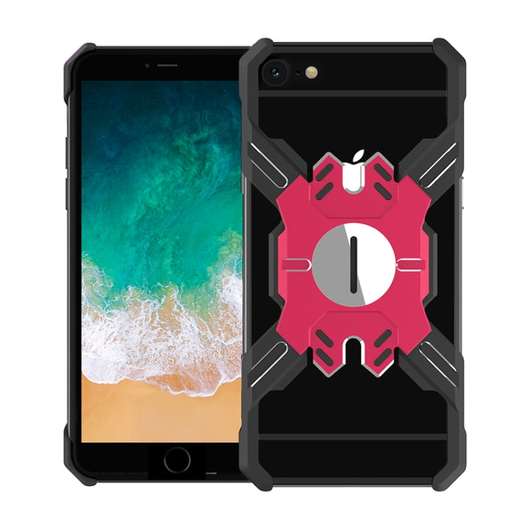 For iPhone 6 Plus / 6 Hero Series Anti-fall Wear-resistant Metal Protective Case with Bracket
