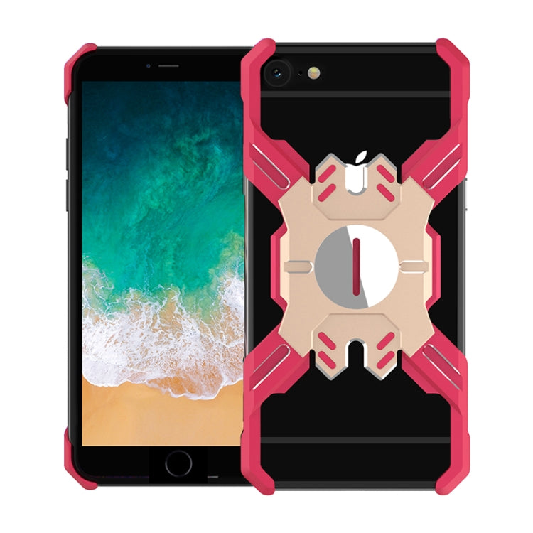 For iPhone 6 Plus / 6 Hero Series Anti-fall Wear-resistant Metal Protective Case with Bracket
