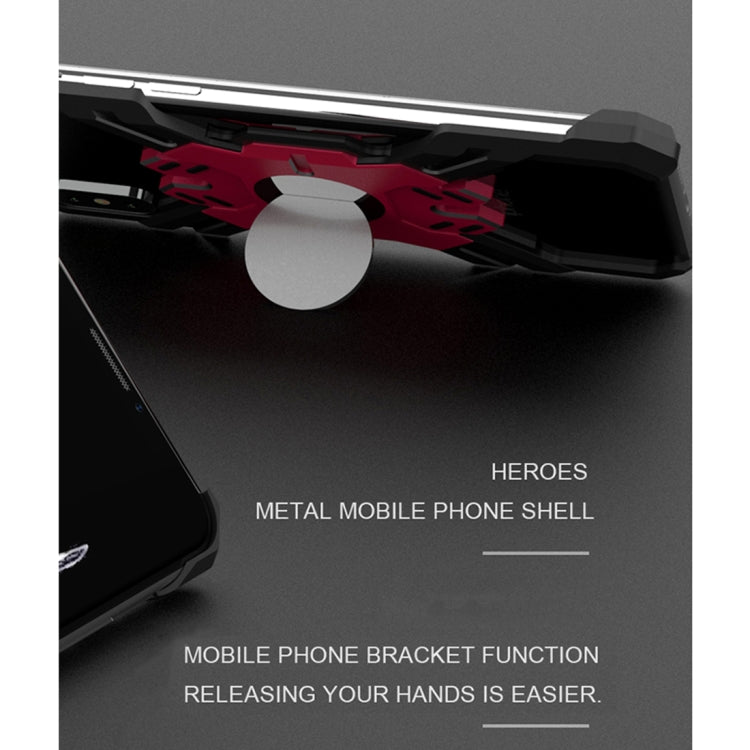 For iPhone 6 Plus / 6 Hero Series Anti-fall Wear-resistant Metal Protective Case with Bracket