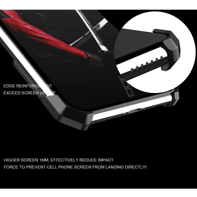 For iPhone 6 Plus / 6 Hero Series Anti-fall Wear-resistant Metal Protective Case with Bracket