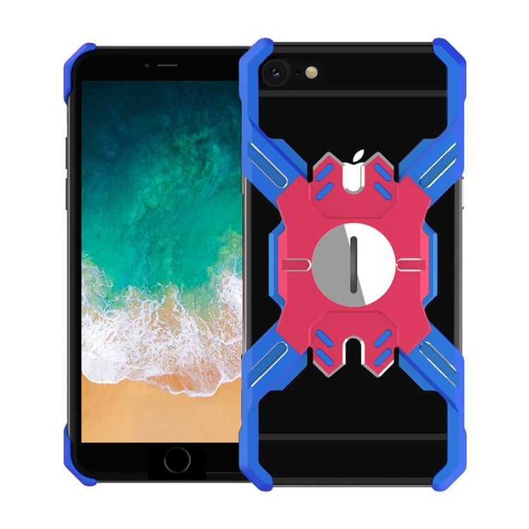For iPhone 6 Plus / 6 Hero Series Anti-fall Wear-resistant Metal Protective Case with Bracket