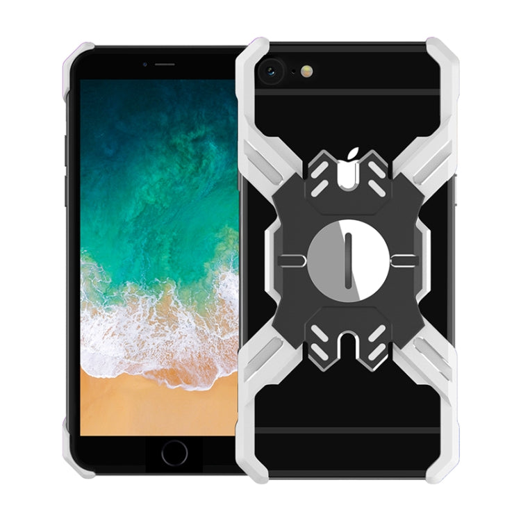 For iPhone 6 Plus / 6 Hero Series Anti-fall Wear-resistant Metal Protective Case with Bracket