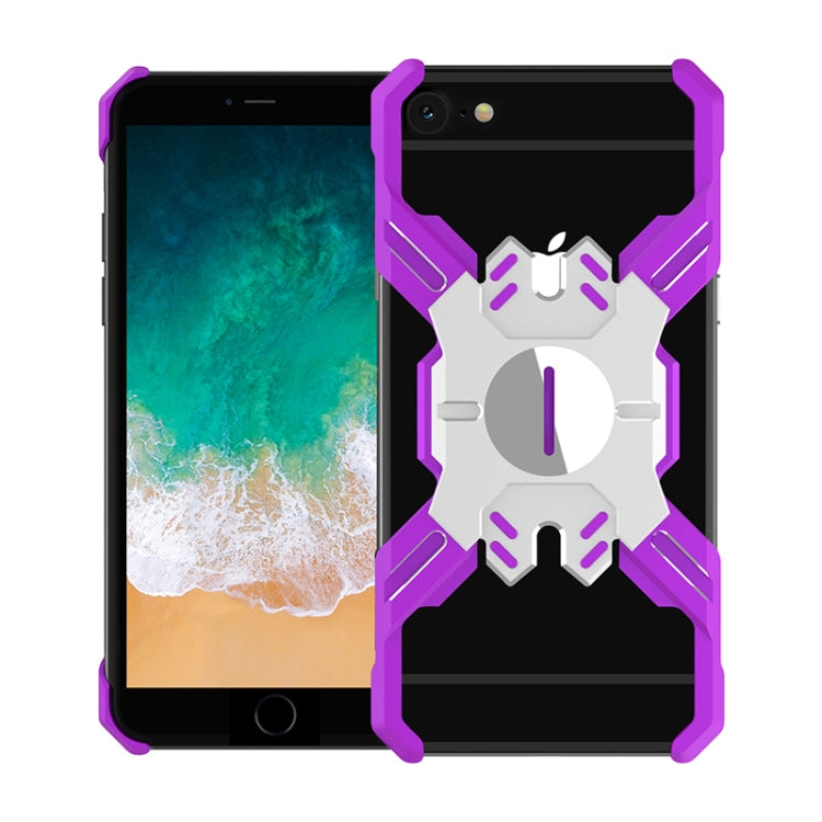 For iPhone 6 Plus / 6 Hero Series Anti-fall Wear-resistant Metal Protective Case with Bracket