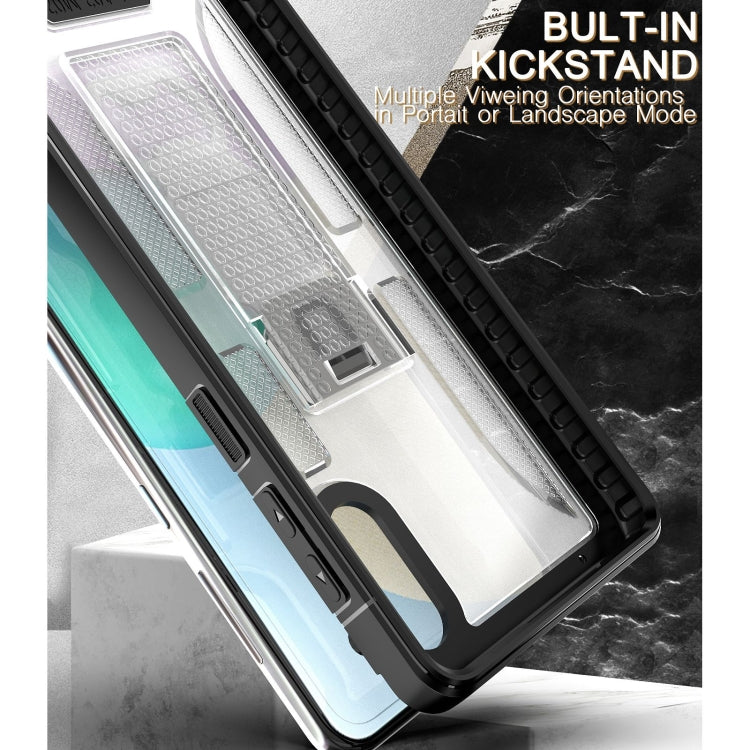 PC + TPU Shockproof Protective Case with Corkscrew Holder For Samsung Galaxy A02