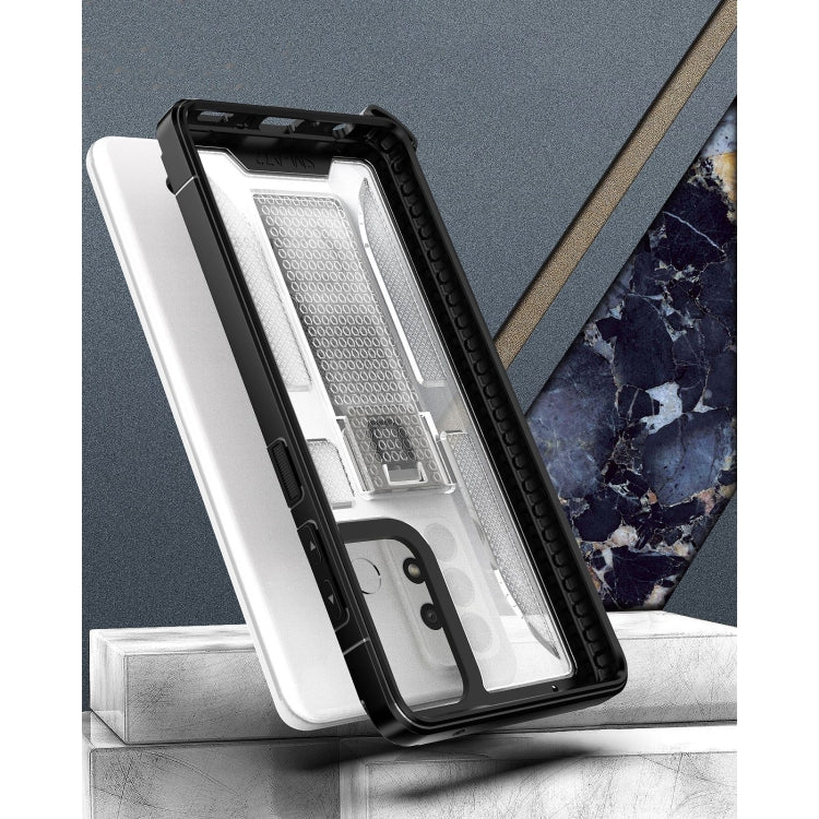 PC + TPU Shockproof Protective Case with Corkscrew Holder For Samsung Galaxy A72 5G / 4G