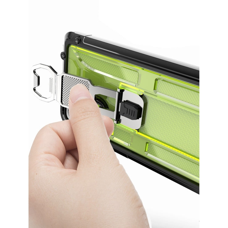 PC + TPU Shockproof Protective Case with Corkscrew Holder For Samsung Galaxy A72 5G / 4G