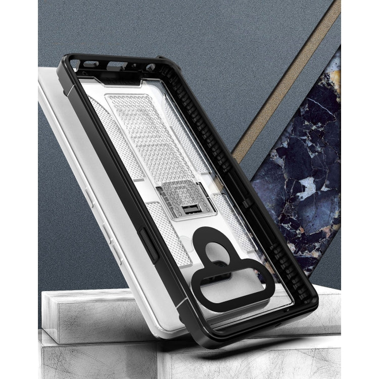 PC + TPU Shockproof Protective Case with Corkscrew Holder For LG Stylo 6