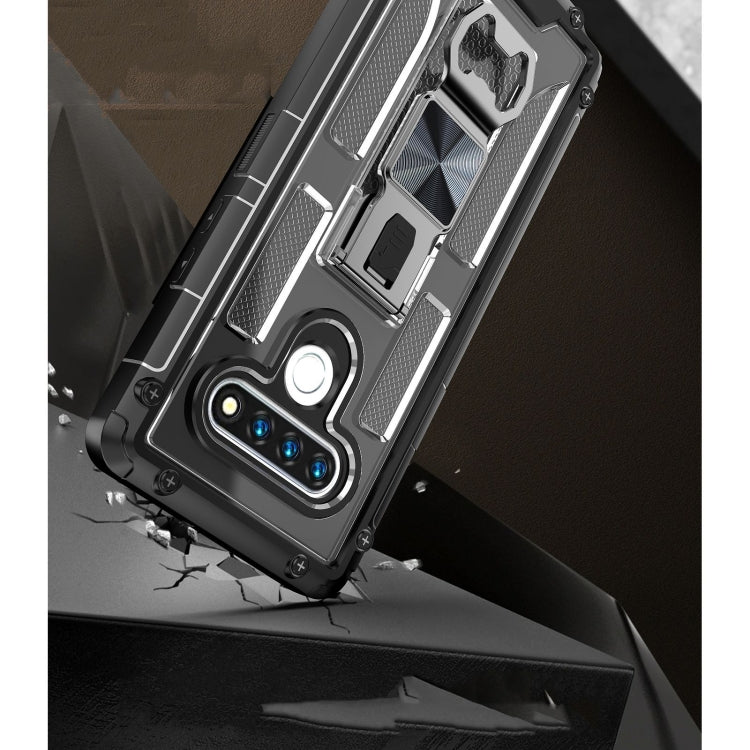 PC + TPU Shockproof Protective Case with Corkscrew Holder For LG Stylo 6