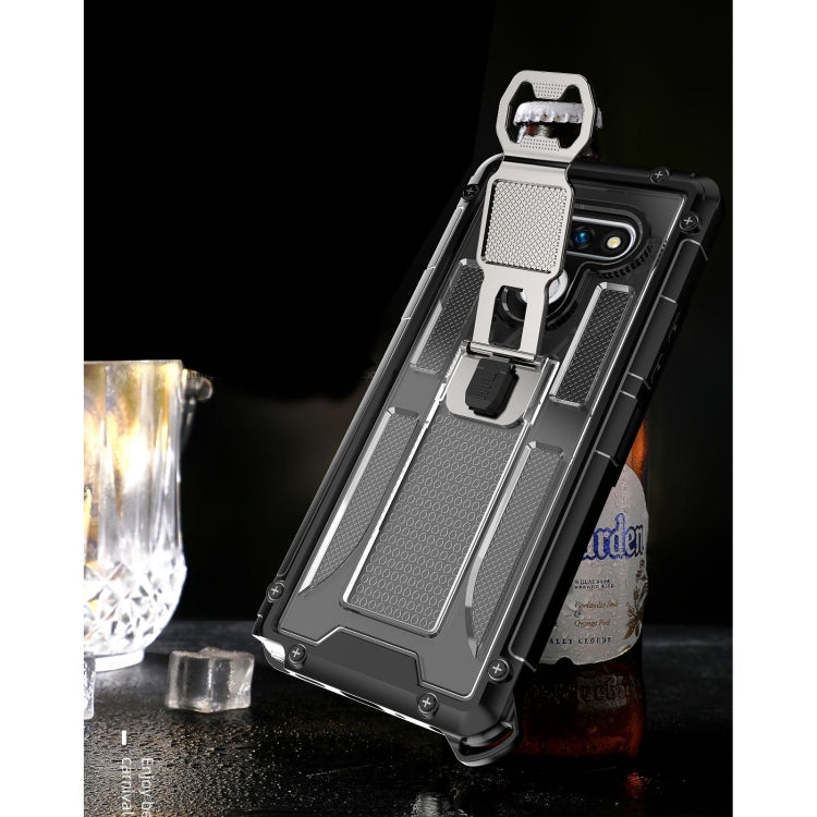 PC + TPU Shockproof Protective Case with Corkscrew Holder For LG Stylo 6