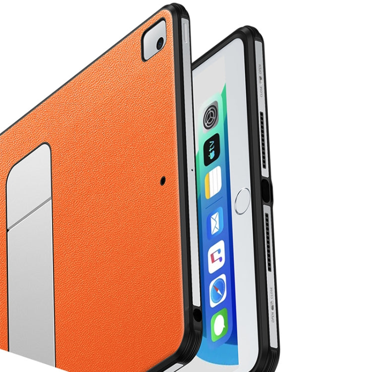 Plain Leather Texture Magnetic Buckle Shockproof Protective Case with Invisible Holder For iPad 10.2 2021 / 2020 / 2019 2020/2019