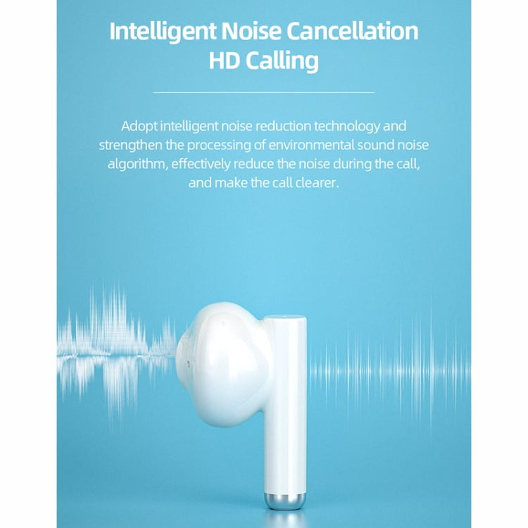 JX-6S Intelligent Noise Reduction Touch Bluetooth Earphone with Charging Box, Support Automatic Connection