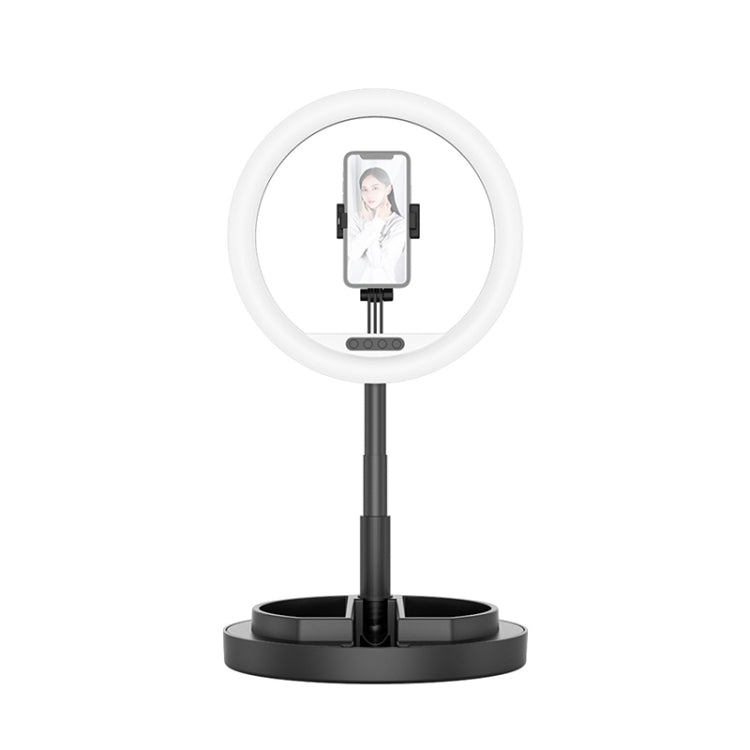 JM01 11 inch Single Position Fill Light Beauty Selfie Desktop Bracket Live Broadcast Integrated Floor LED Light