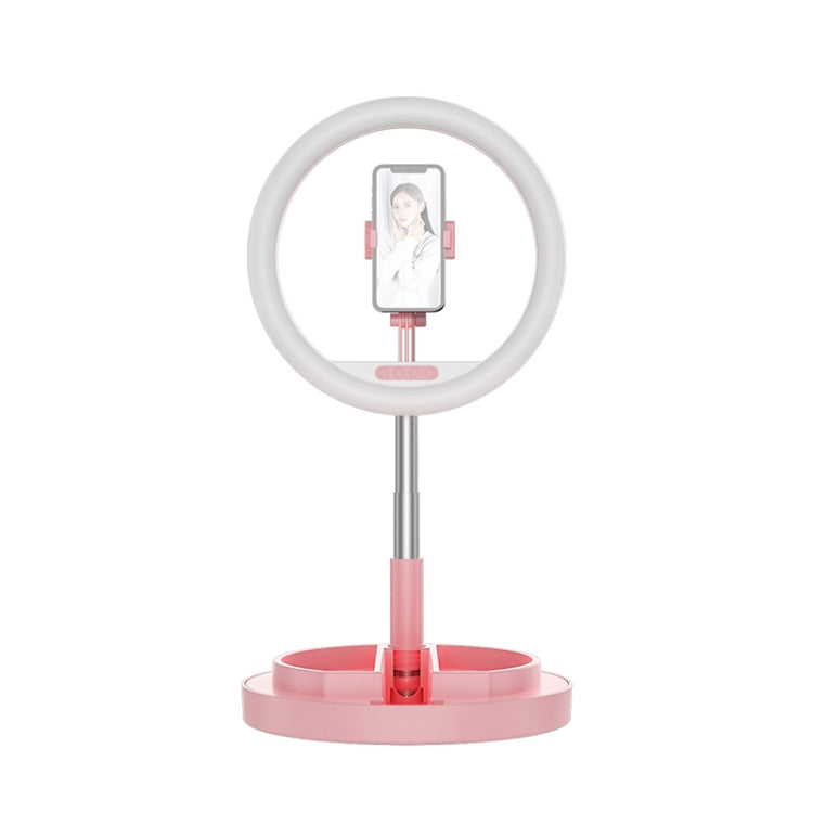 JM01 11 inch Single Position Fill Light Beauty Selfie Desktop Bracket Live Broadcast Integrated Floor LED Light