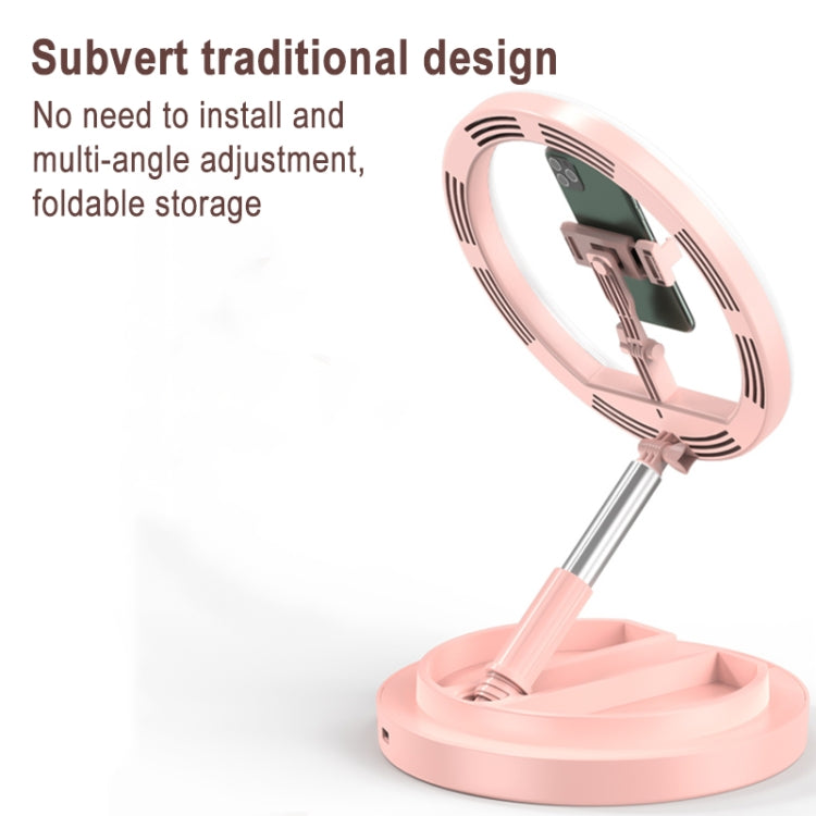 JM01 11 inch Single Position Fill Light Beauty Selfie Desktop Bracket Live Broadcast Integrated Floor LED Light
