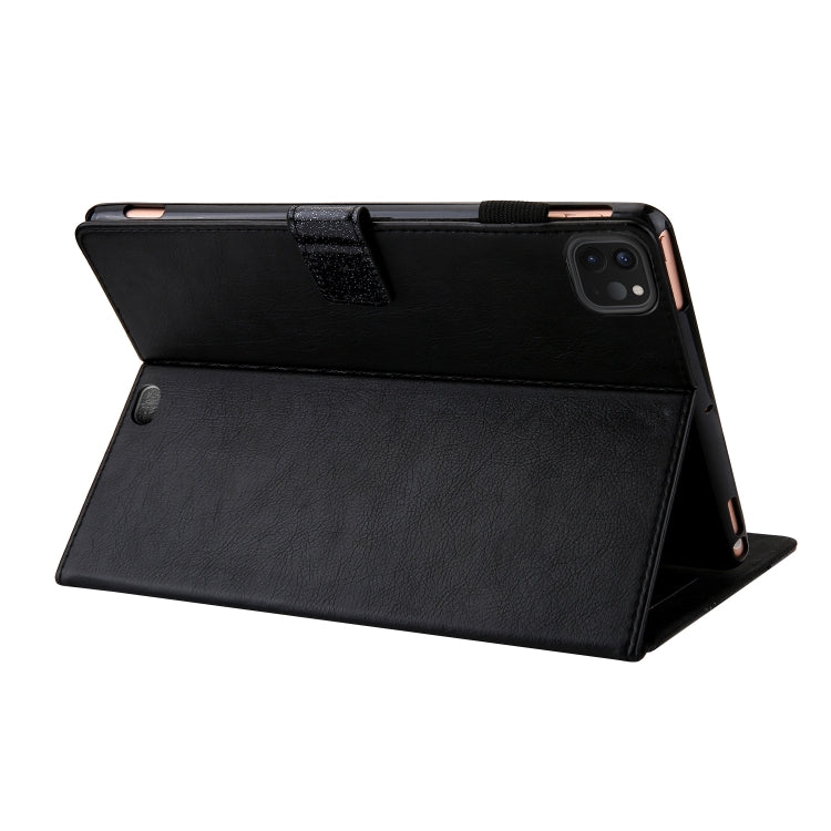 Glitter Powder Stitching Hot-pressed Changing PU Leather Tablet Case with Holder & Card Slots & Sleep / Wake-up Function For iPad 10.9 /Pro 11 2021/2020/2018