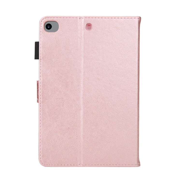 Glitter Powder Stitching Hot-pressed Changing PU Leather Case with Holder & Card Slots & Sleep / Wake-up Function For iPad mini 5/4/3/2/1