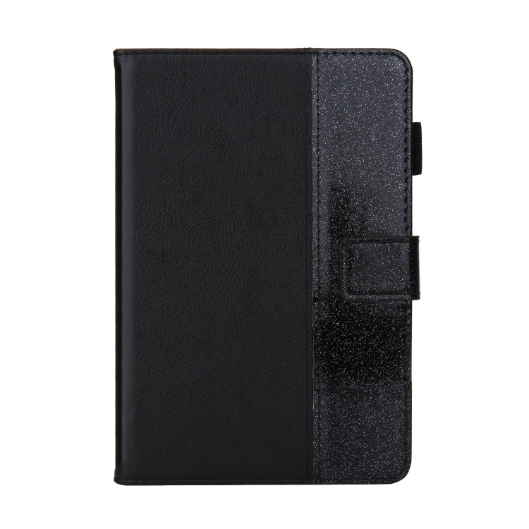 Glitter Powder Stitching Hot-pressed Changing PU Leather Case with Holder & Card Slots & Sleep / Wake-up Function For iPad mini 5/4/3/2/1
