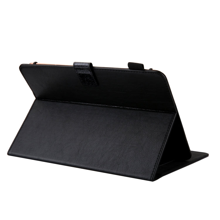 Glitter Powder Stitching Hot-pressed Changing PU Leather Case with Holder & Card Slots For 10 incn Universal Tablet