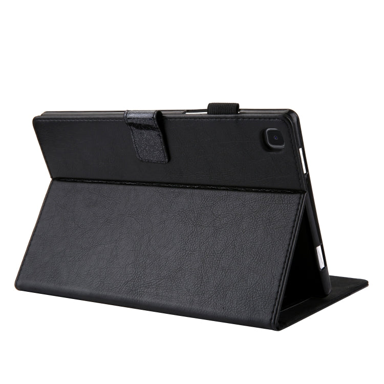 Glitter Powder Stitching Hot-pressed Changing PU Leather Case with Holder & Card Slots & Sleep / Wake-up Function For Samsung Galaxy Tab A7 10.4 2020 T500