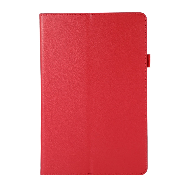 For Honor Tablet V7 Pro Litchi Texture Solid Color Horizontal Flip Leather Case with Holder & Pen Slot
