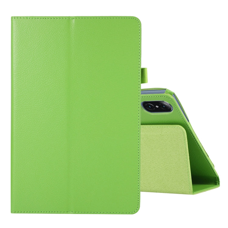 For Honor Tablet V7 Pro Litchi Texture Solid Color Horizontal Flip Leather Case with Holder & Pen Slot