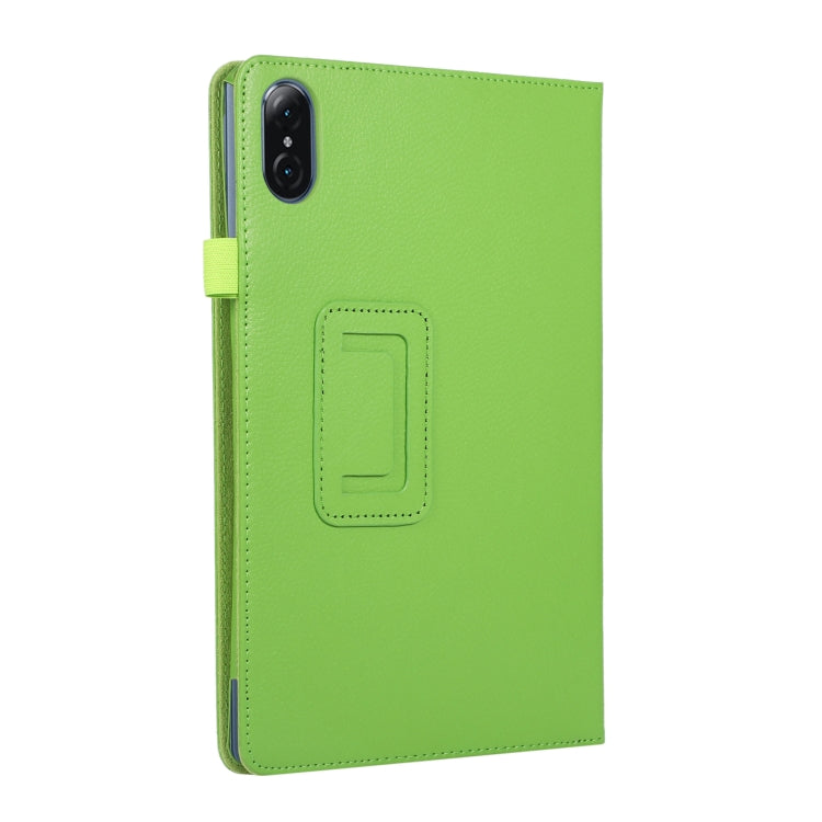 For Honor Tablet V7 Pro Litchi Texture Solid Color Horizontal Flip Leather Case with Holder & Pen Slot