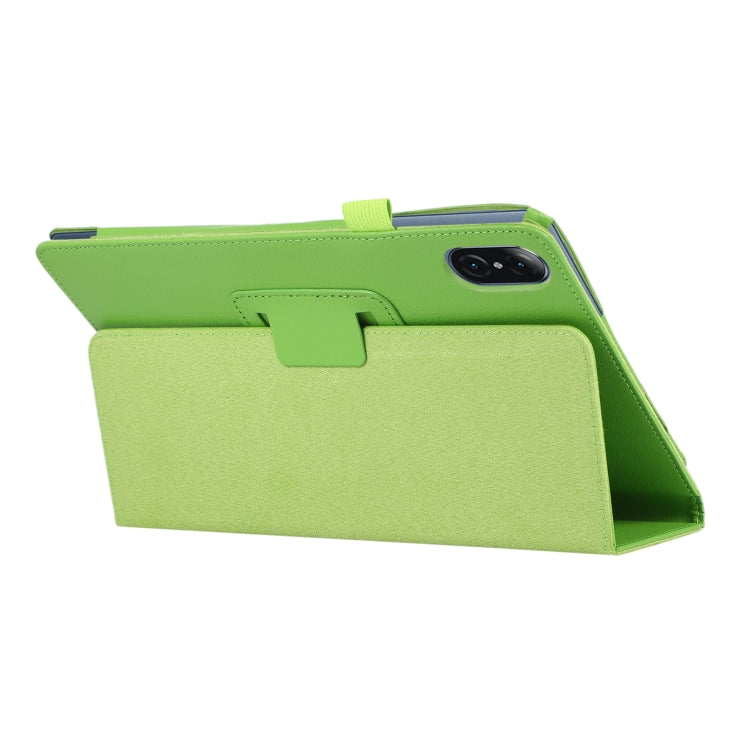 For Honor Tablet V7 Pro Litchi Texture Solid Color Horizontal Flip Leather Case with Holder & Pen Slot