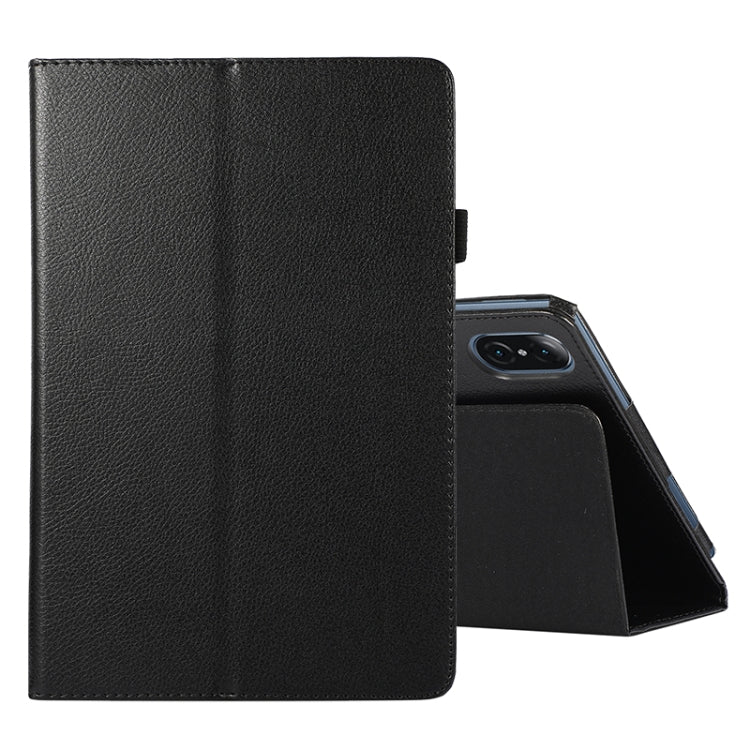 For Honor Tablet V7 Pro Litchi Texture Solid Color Horizontal Flip Leather Case with Holder & Pen Slot